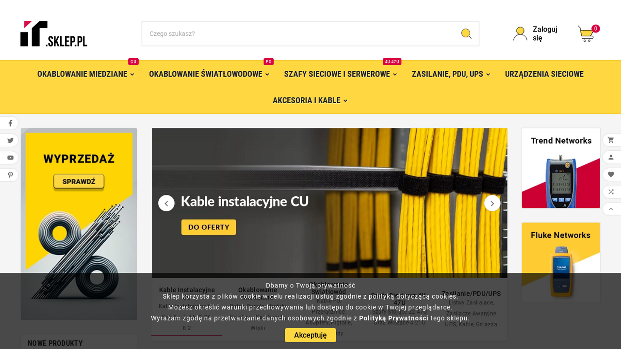 Rodzaje kabli światłowodowych. Który sprawdzi się w danym zastosowaniu?