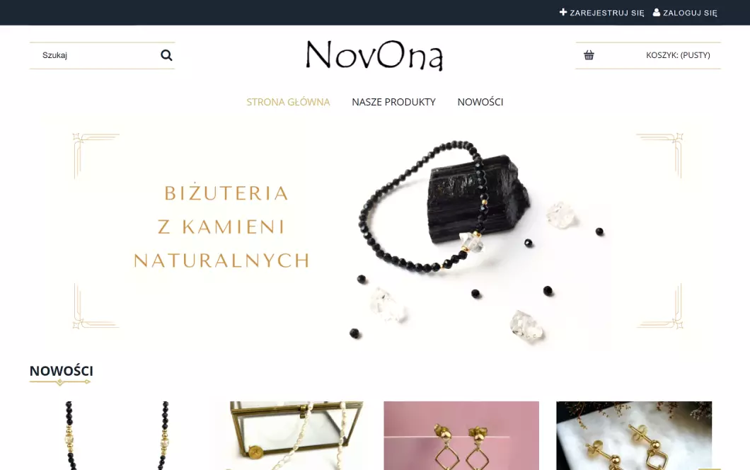 Biżuteria z kamieni naturalnych - NovOna - podgląd